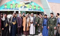 قيادة محافظة شبوة تزور ضريح الشهيد الرئيس الصماد ومعارض شهداء أبناء المحافظات الجنوبية والشرقية بالعاصمة صنعاء 